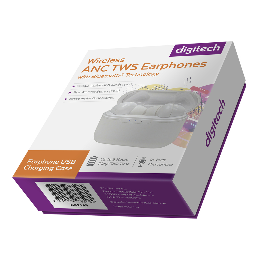Wireless ANC TWS Earphones with Bluetooth&reg Technology