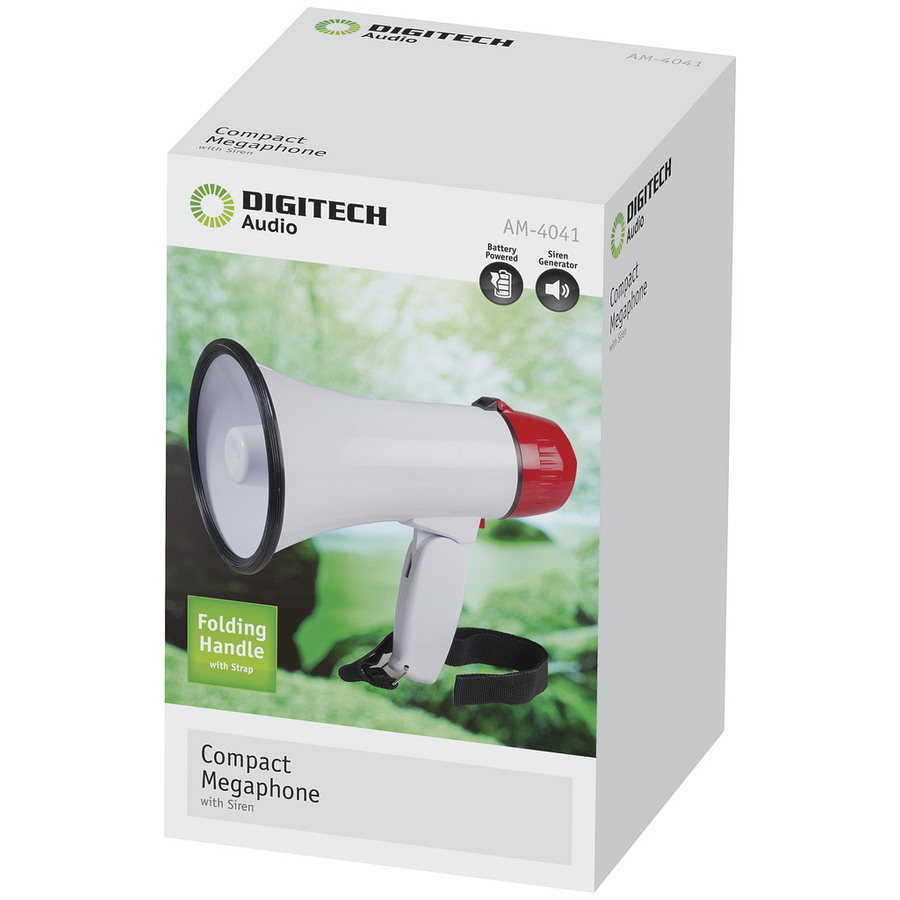 Compact Megaphone with Siren