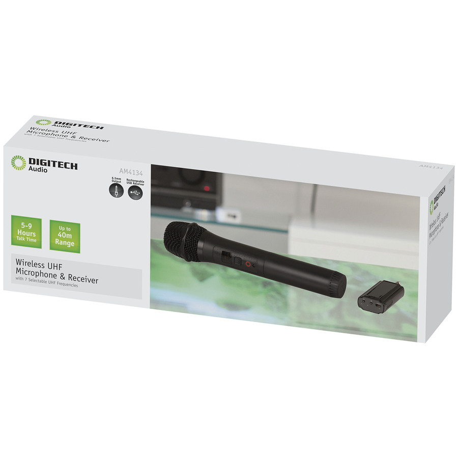 UHF Wireless Microphone & Receiver