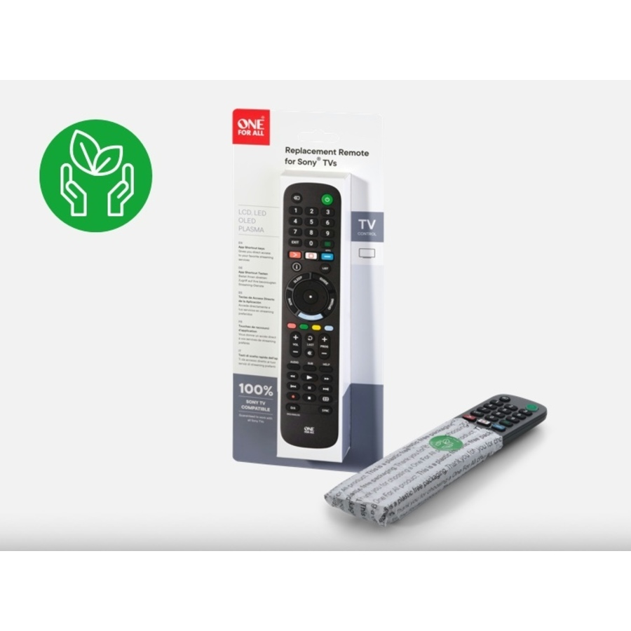One for all Remote to Suit Sony TV with NET-TV