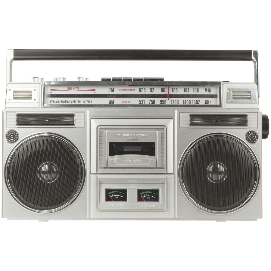 Ghetto Blaster with Bluetooth®, Cassette Player and Radio