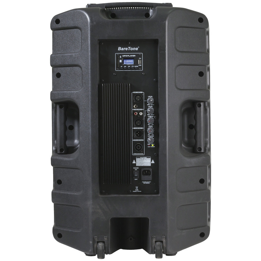 15 inch PA System with Two Wireless UHF Microphones