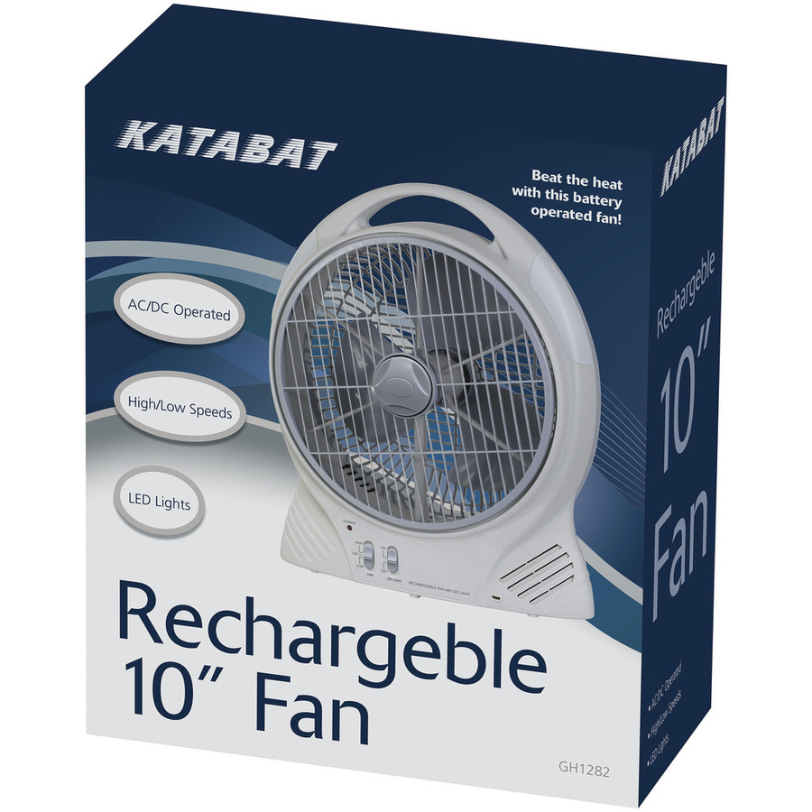 Rechargeable 10" Electric Fan