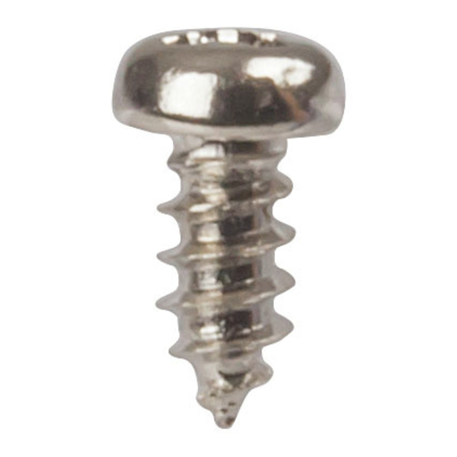 No.4 x 6mm Steel Self Tapping Screws - Pk.25