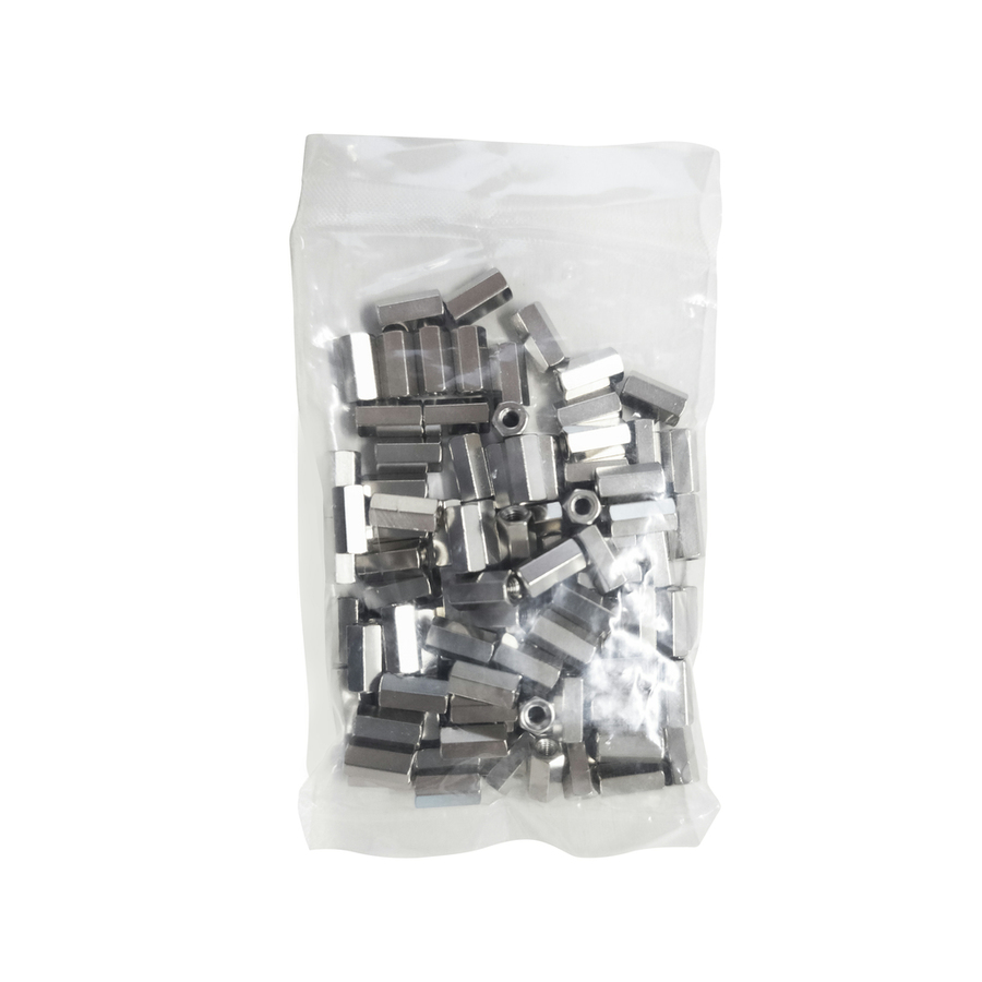 M3 x 10mm Tapped Metal Spacers - Pk100