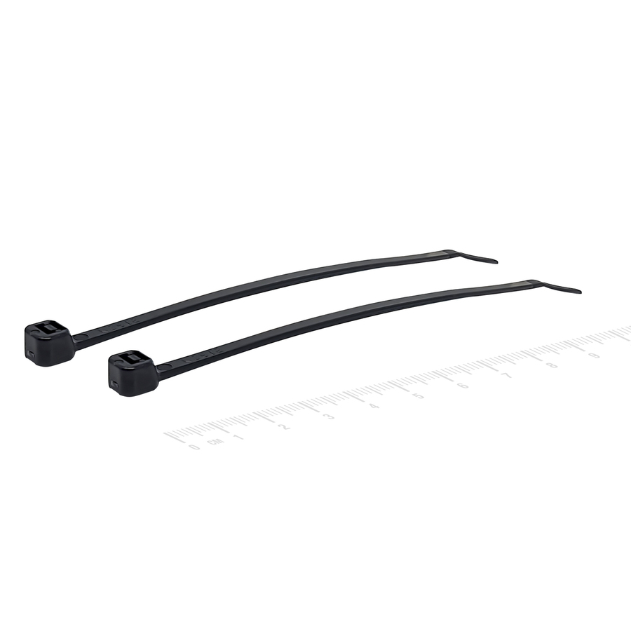 100mm Black Cable Ties - Pk.20