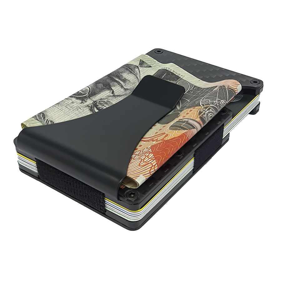 RFID Blocker Carbon Fibre and Aluminium Card Holder