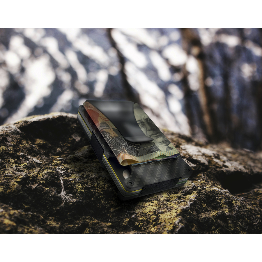 RFID Blocker Carbon Fibre and Aluminium Card Holder