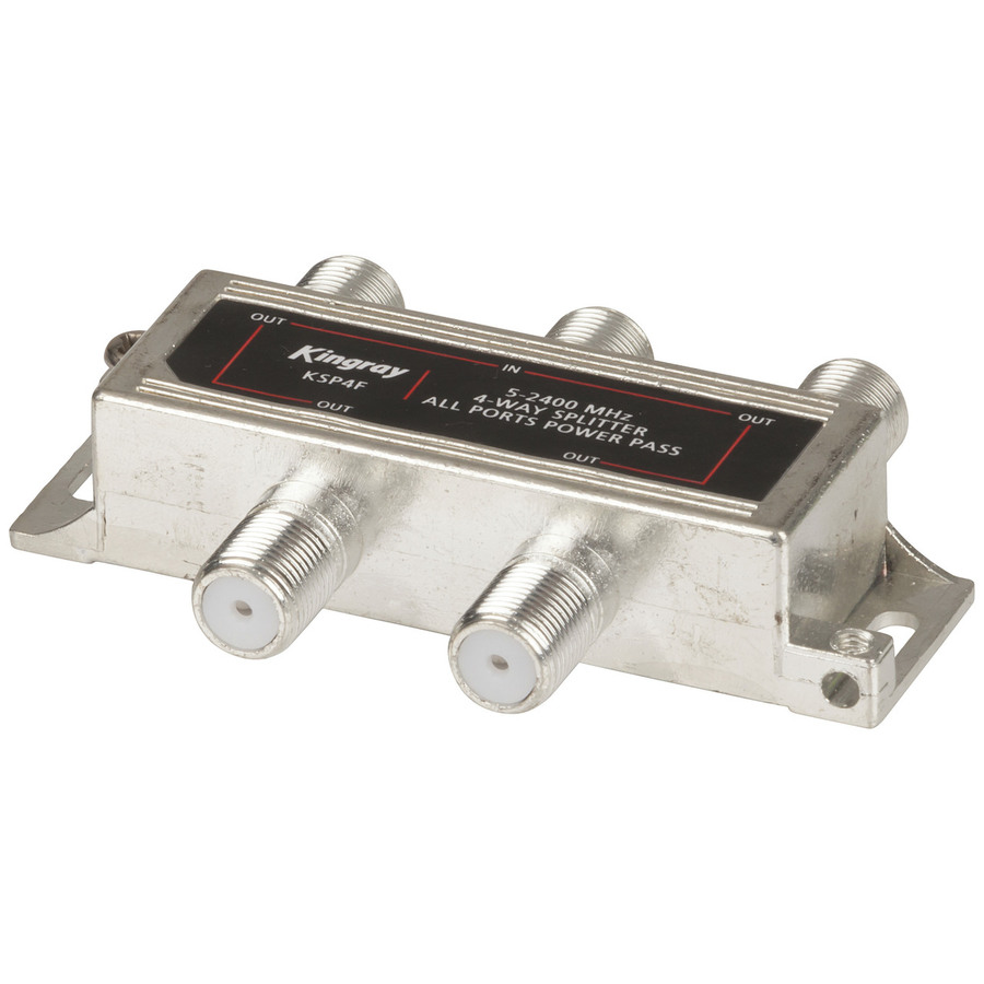 Kingray 4-Way Foxtel® Approved Splitter