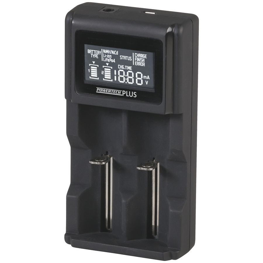 Dual-Channel Li-ion Ni-MH Battery Charger