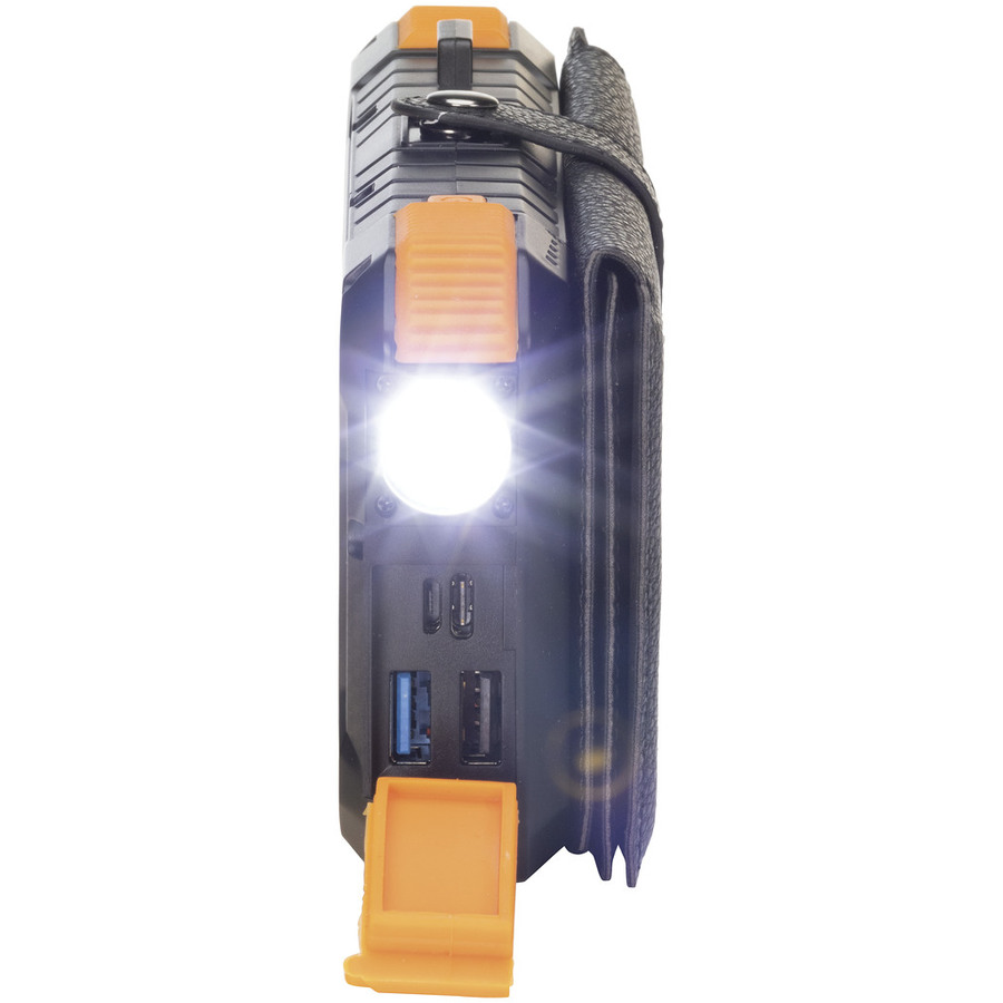 20,000mAh Weatherproof Power Bank with Solar Recharging