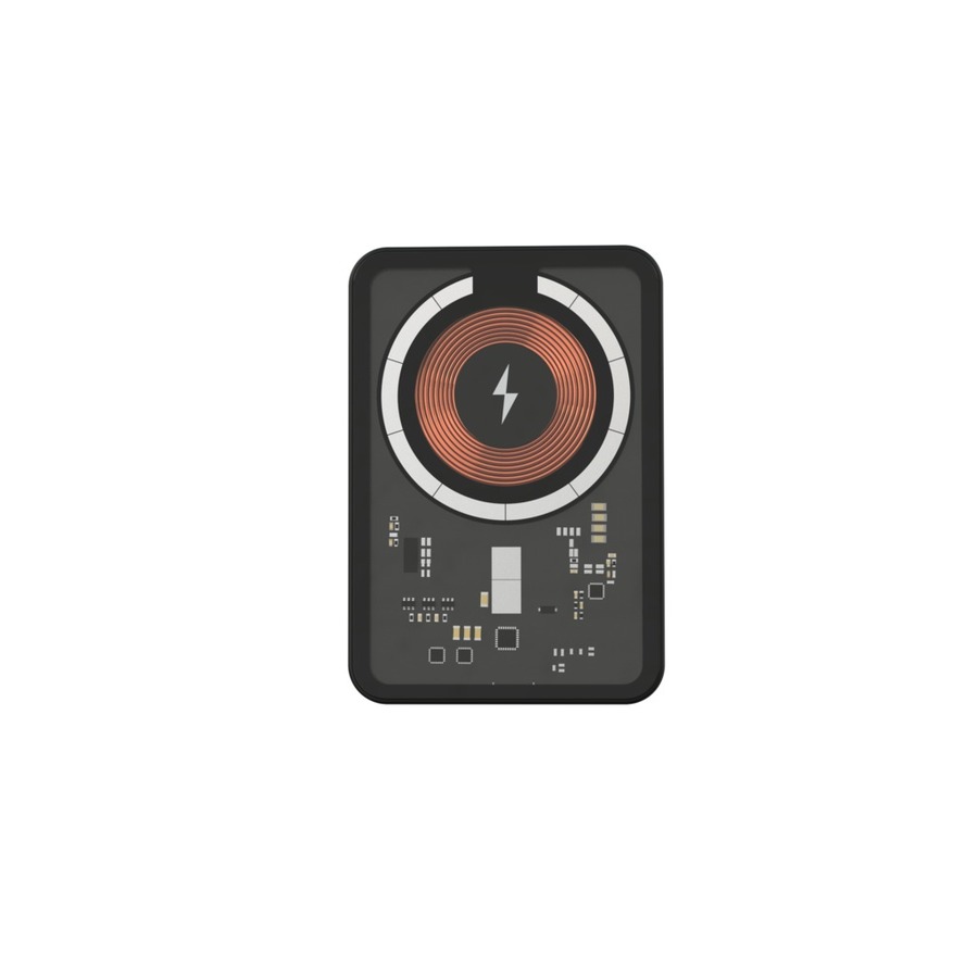 10,000mAh Power Bank with USB + Wireless Magnetic Charger
