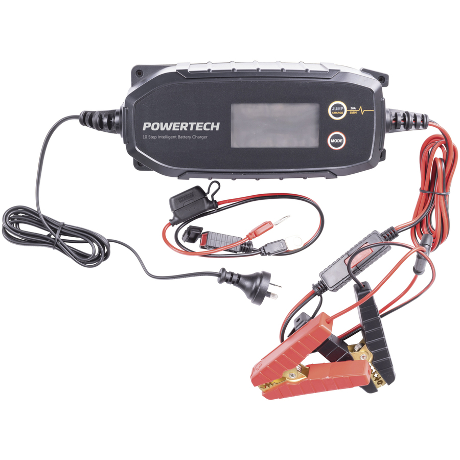 1224VDC 15A 10-Step Intelligent Lead Acid and Lithium Battery Charger