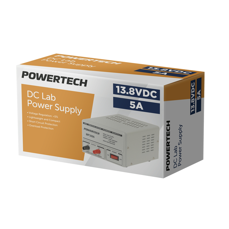 13.8 Volt 5 Amp DC Lab Power Supply