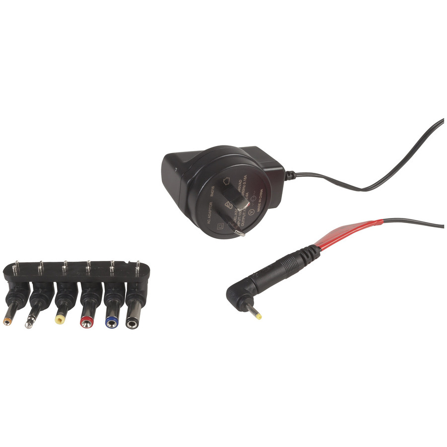 12V DC 400mA Ultra-Slim Power Supply 7DC Plugs