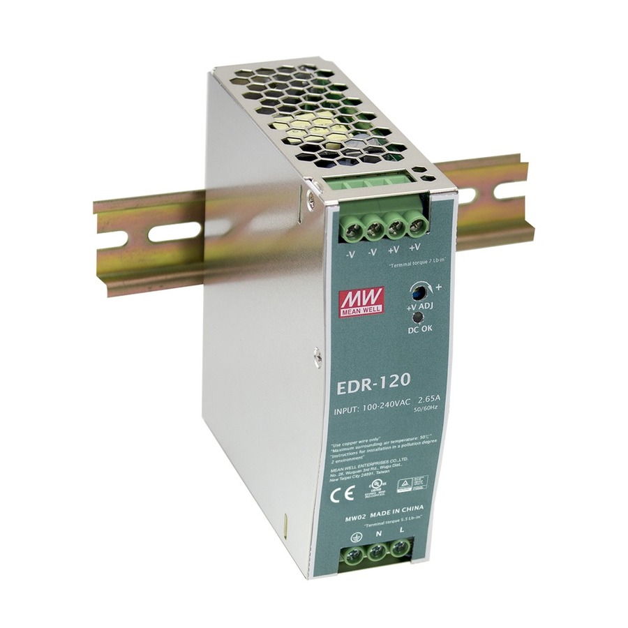 120W 12V 10A DIN Rail EDR Power Supply