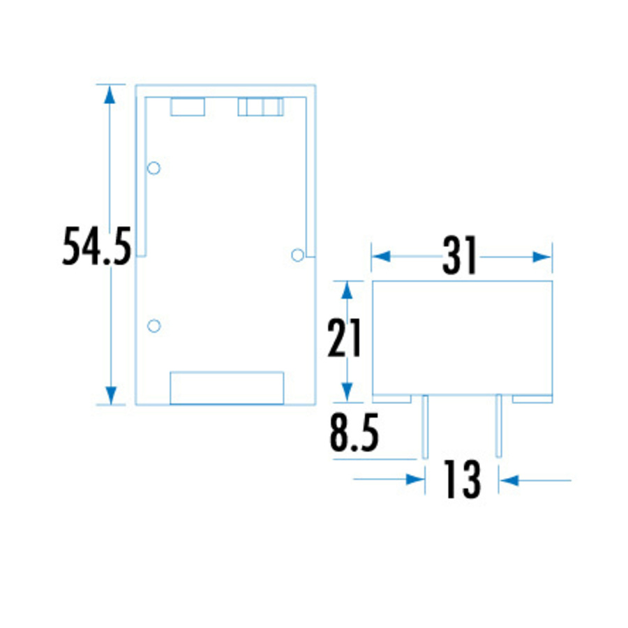 PC Mount 9V Battery Holder
