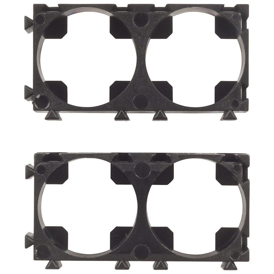 Dual 18650 Interlocking Battery Bracket - Pair