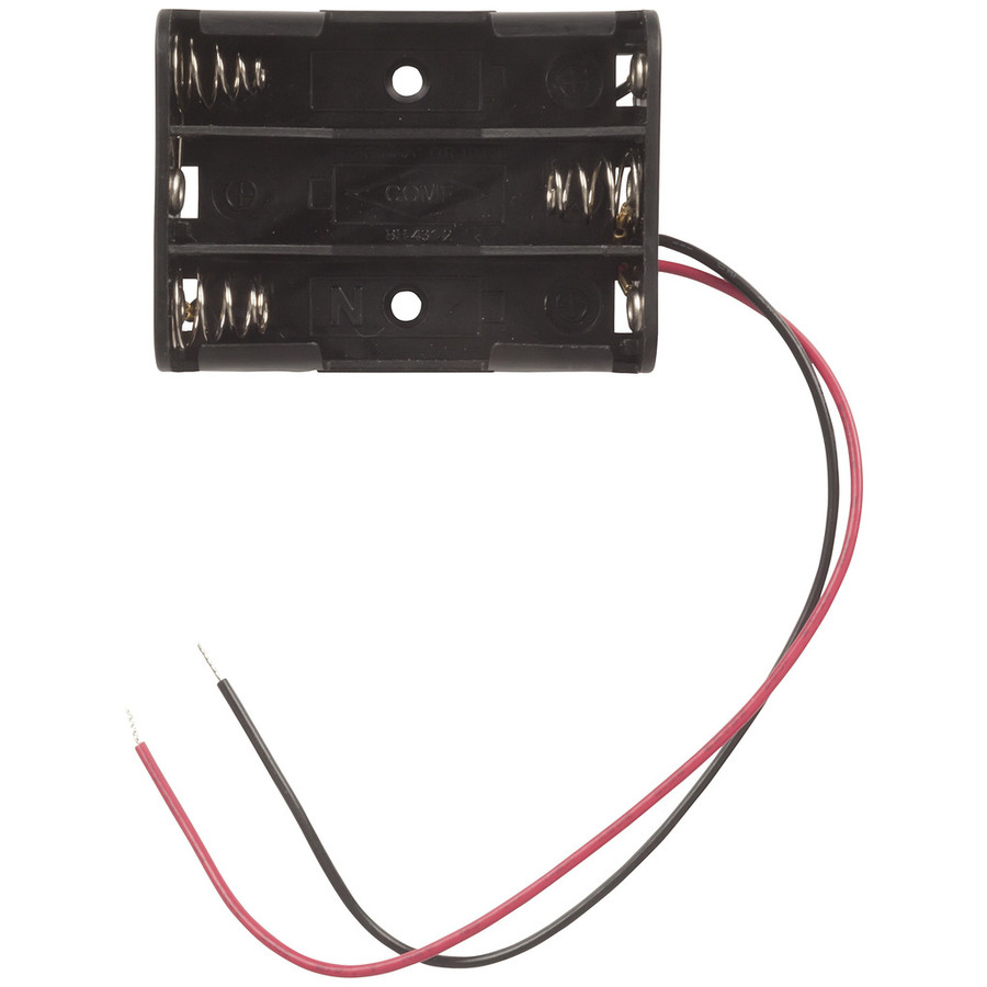 3 X AAA Side by Side Flat Battery Holder