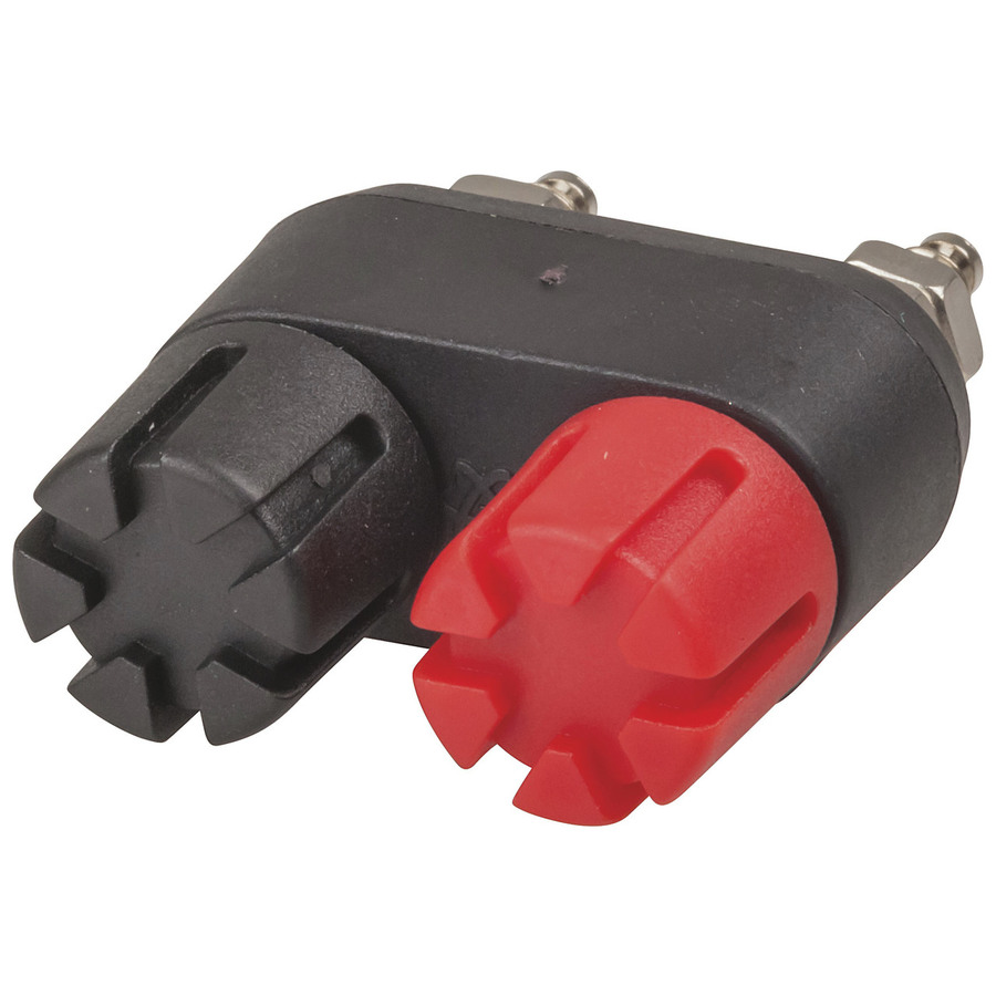 BINDING POST DUAL REDBLACK 19MM
