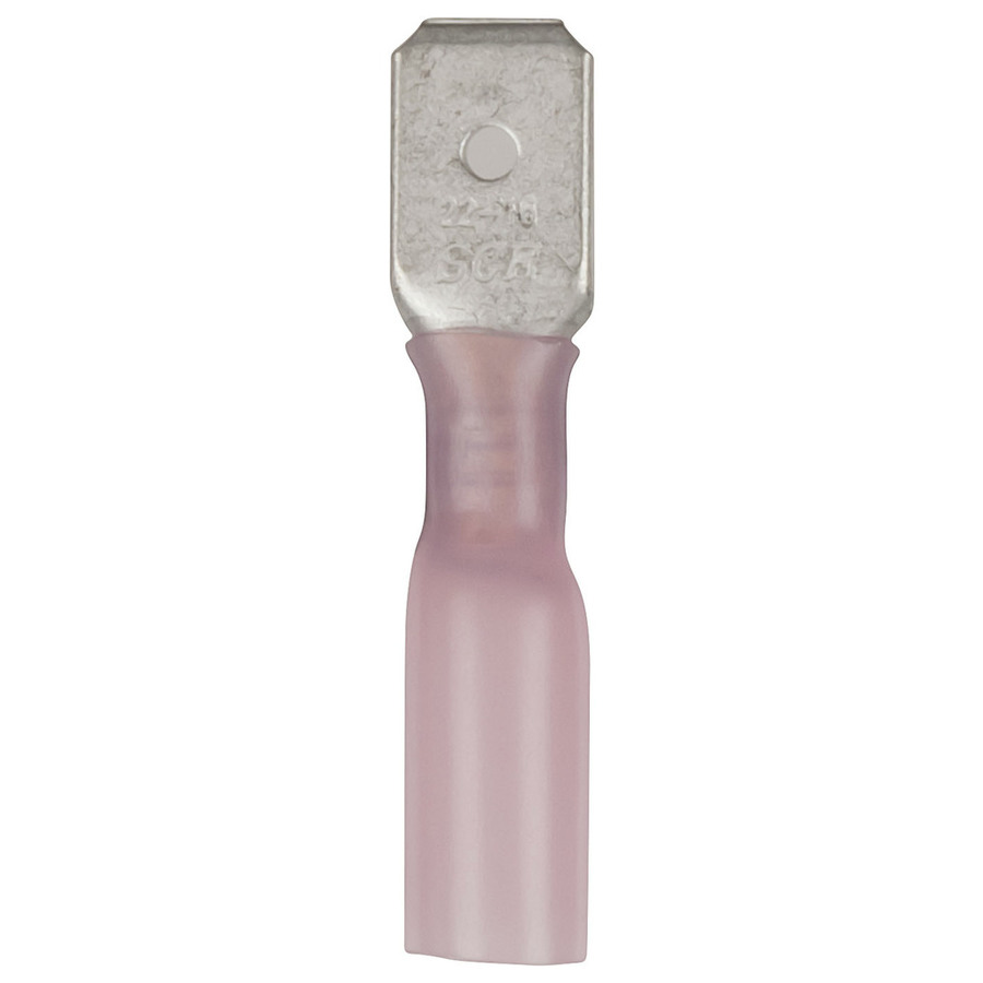 Male Spade - Red - Pkt 8 - Self Sealing Quick Connectors