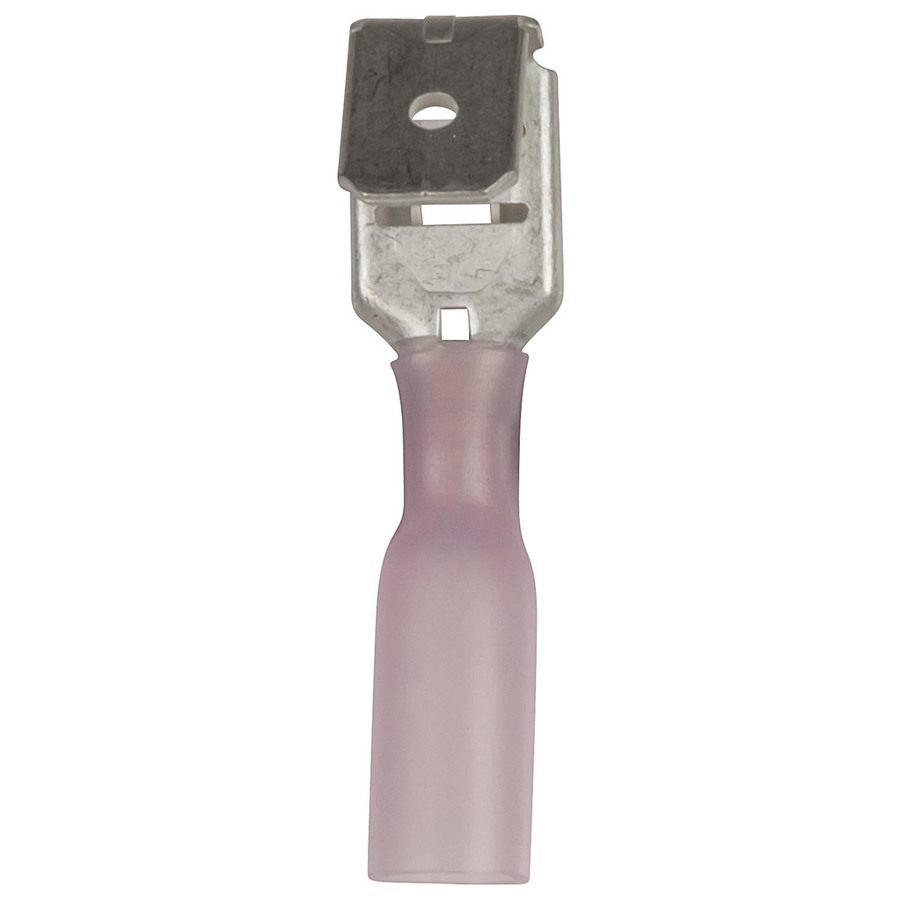 Piggy Back Female Spade - Red - Pkt. 8 - Self Sealing Quick Connectors