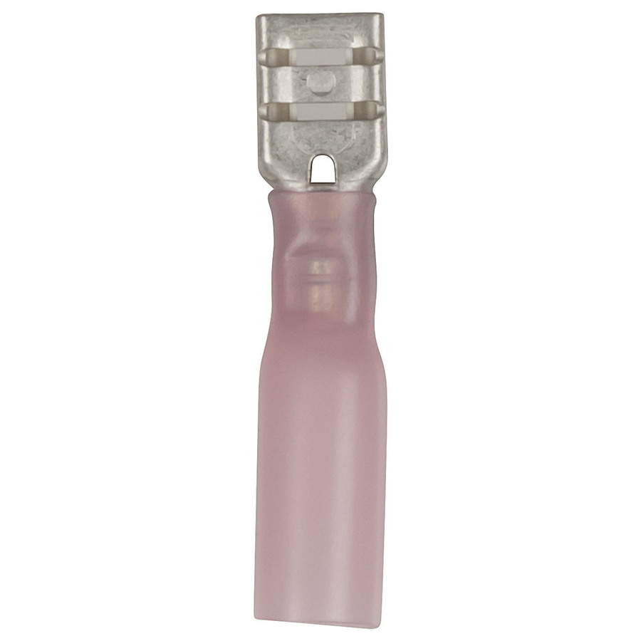 Mini Female Spade - Red - Pkt 8 - Self Sealing Quick Connectors