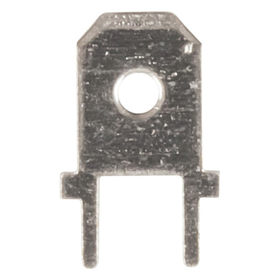 6.3mm Vertical PCB Spade Connectors - Pack of 8