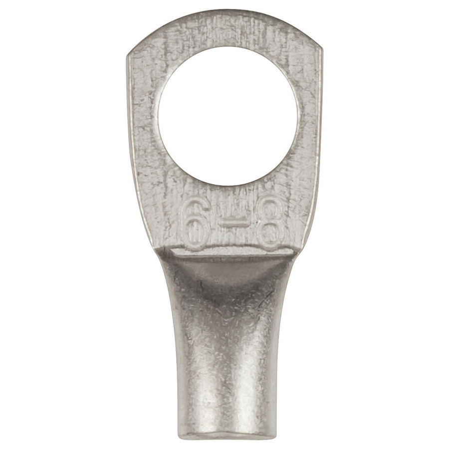 8mm Non-Insulated Eye Terminal 6mm2 - Pk 8
