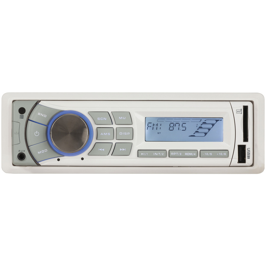 Marine AMFM Radio and Speaker Package - 5 Inch
