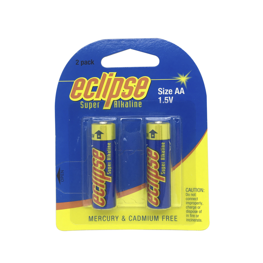 Eclipse AA Alkaline Batteries - Pack of 2