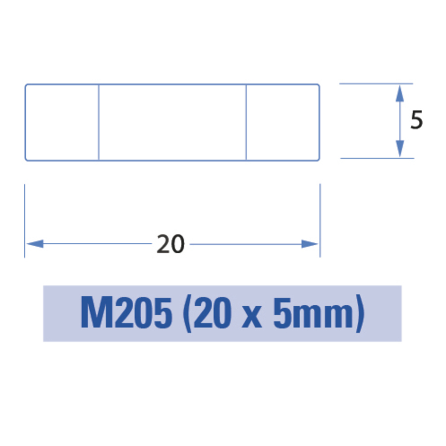 8A M205 Quick Blow Fuse