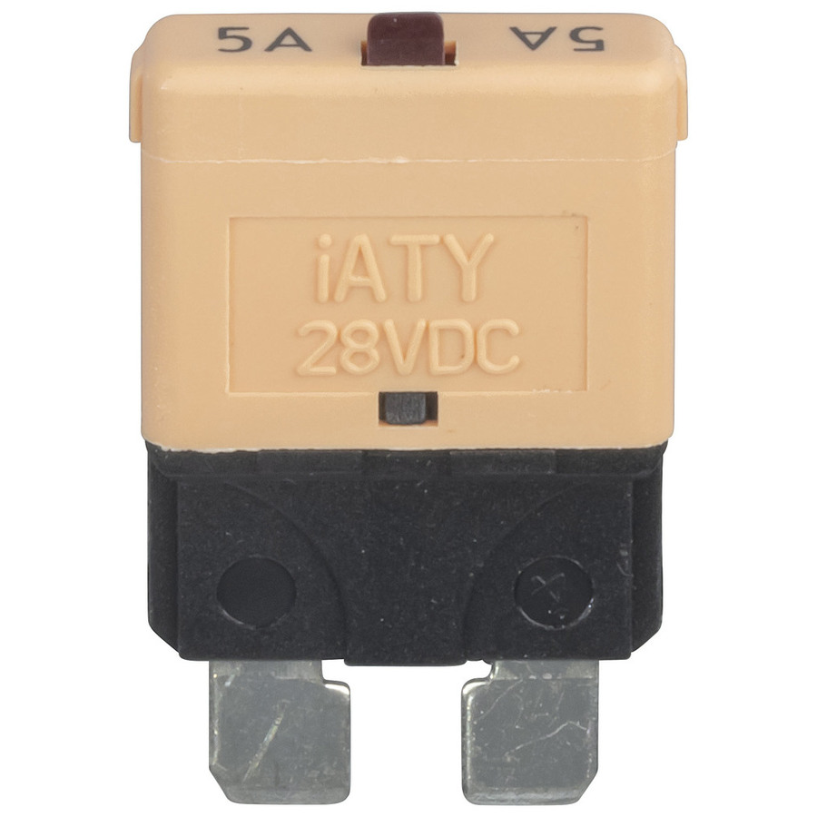 Standard Blade Circuit Breaker 5A - Manual Reset