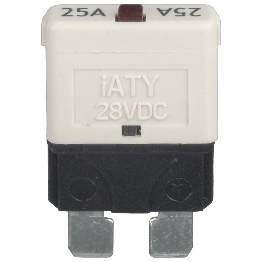 Standard Blade Circuit Breaker 25A - Manual Reset