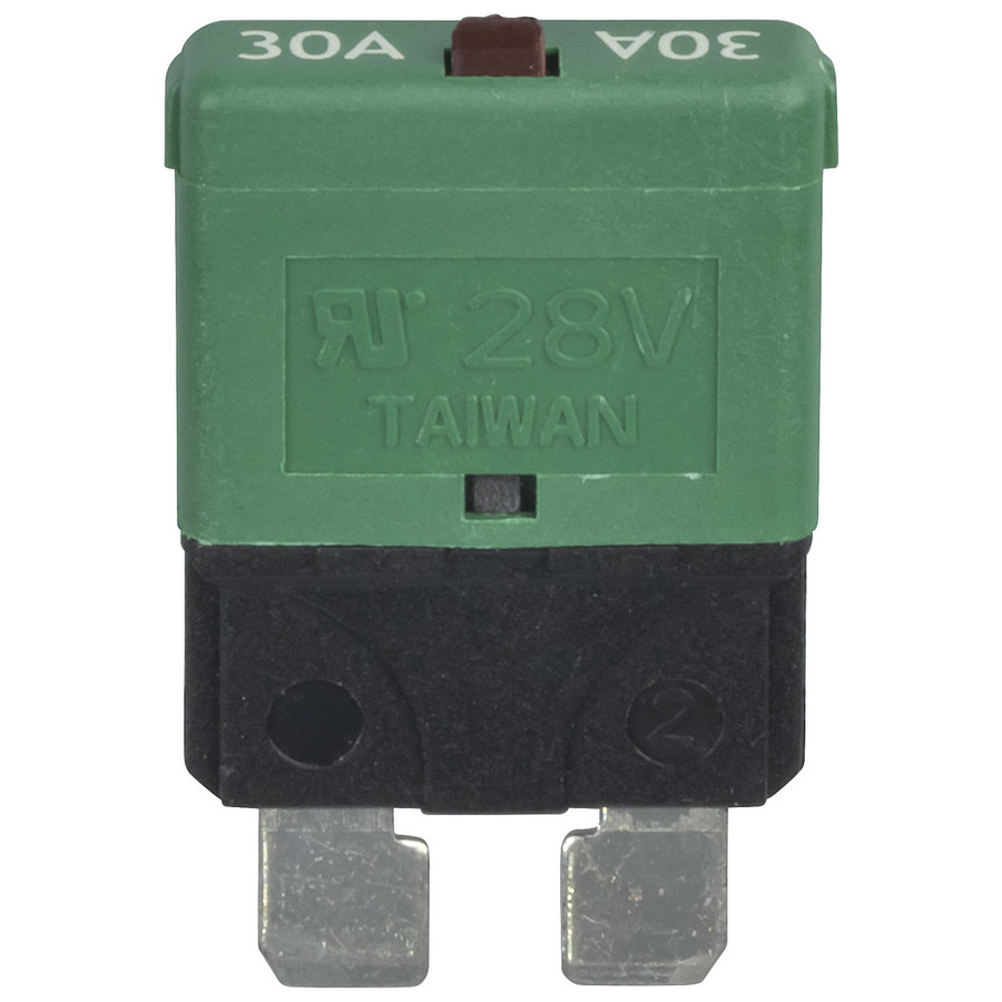 Standard Blade Circuit Breaker 30A - Manual Reset