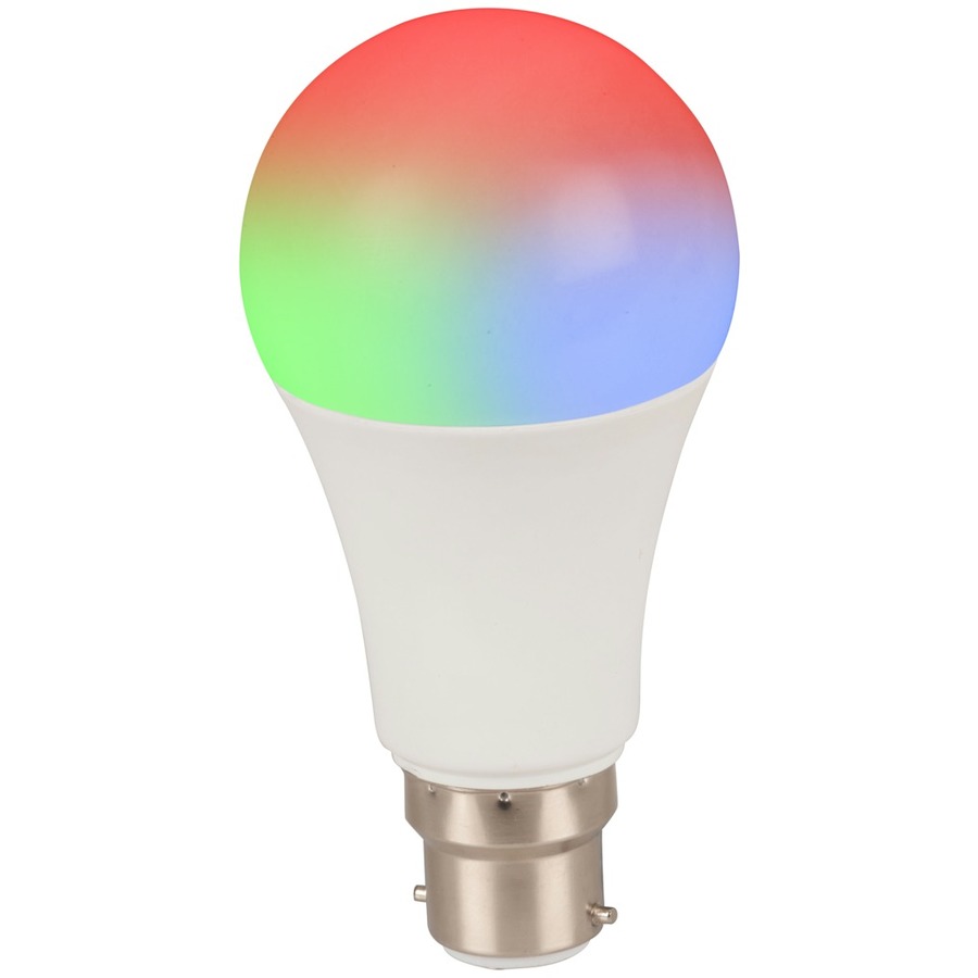 Smart Wi-Fi LED Bulb with Colour Change with Bayonet Light Fitting