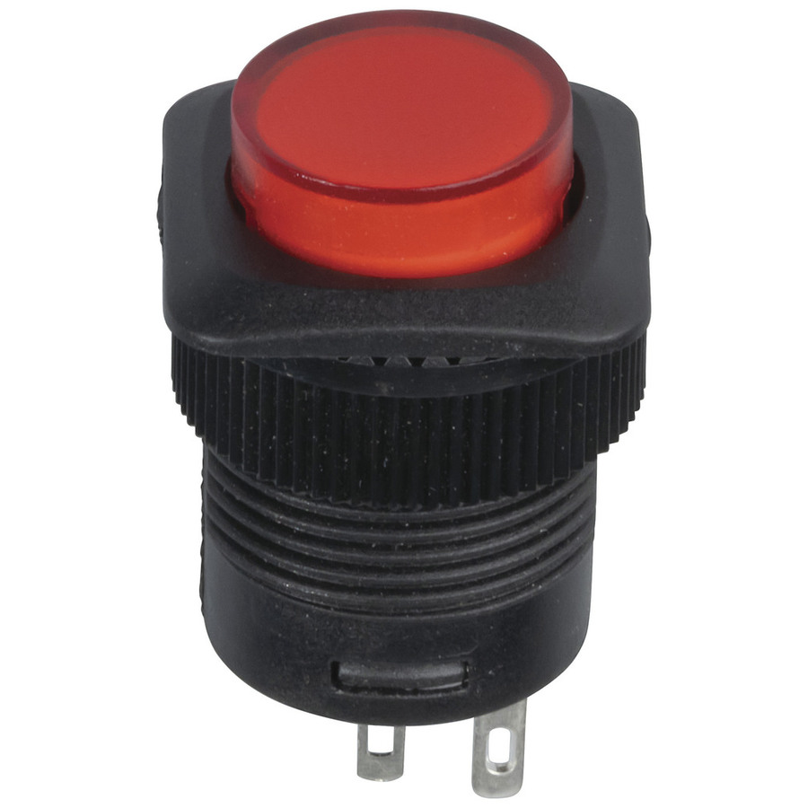 SPST LED Illuminated PUSH ON PUSH OFF