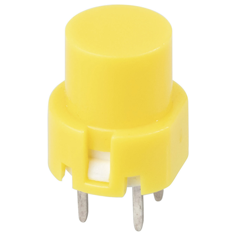 Yellow Snap Action Keyboard Switch - PCB Mount