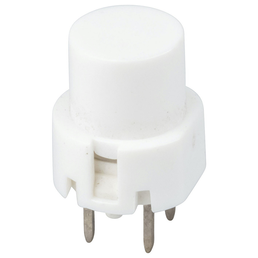 White Snap Action Keyboard Switch - PCB Mount