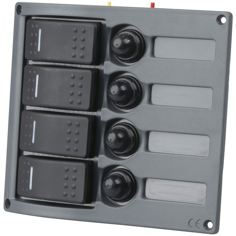 4 Way IP66 Marine Switch Panel