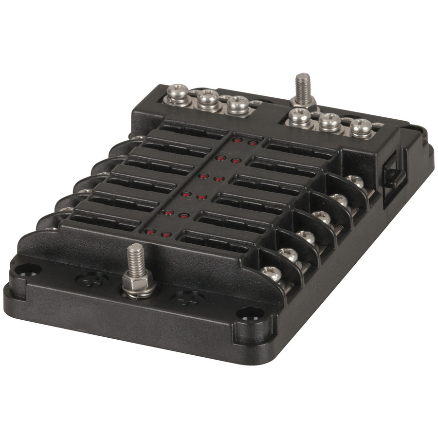 12 Way Fuse Block with Bus Bar