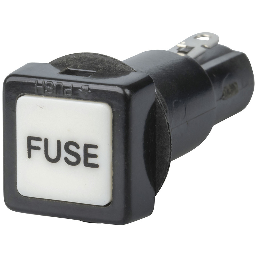 Square 10A 240V 3AG Panel Mount Fuse Holder
