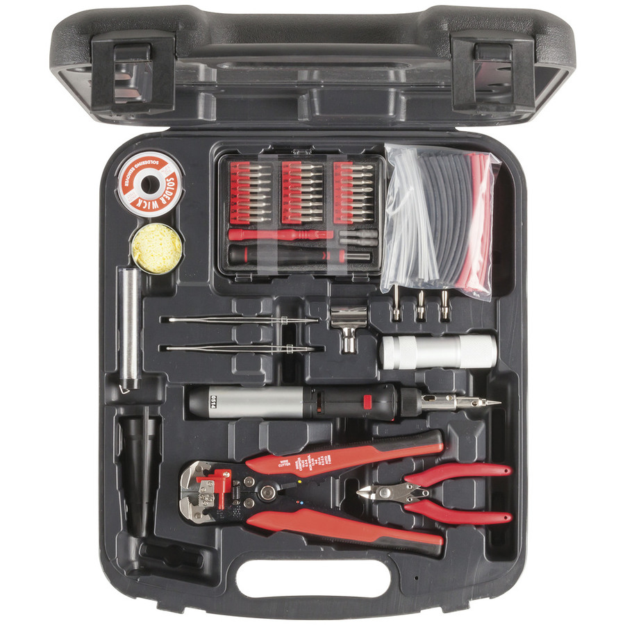 Pro Soldering Gas Kit with Screwdriver SetStripperHeatshrink