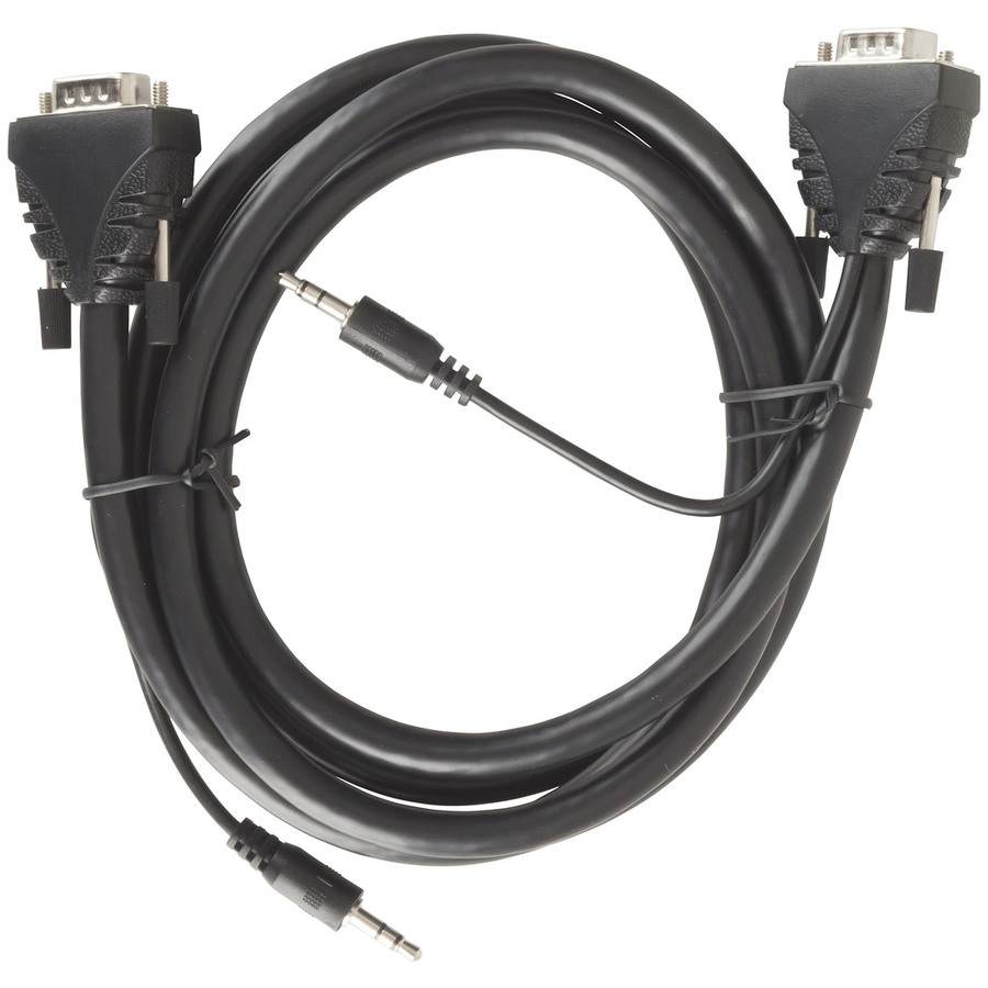 VGA Monitor Cable with 3.5mm Audio 1.8m