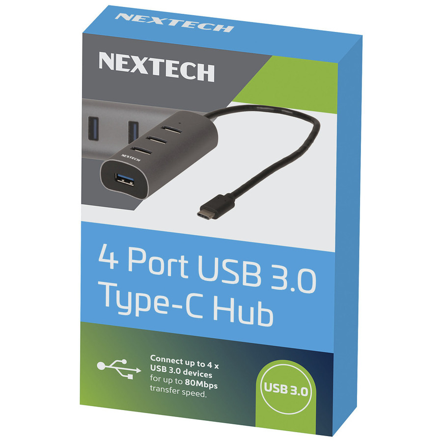 USB 3.0 Type C 4 Port Hub