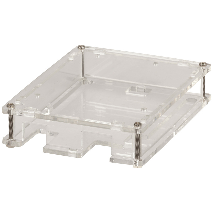 Clear Acrylic Enclosure for Arduino UNO with GPIO access