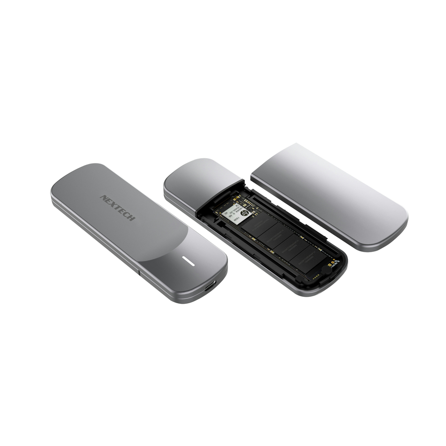 USB Type-C External M.2 SATANVME SSD Case