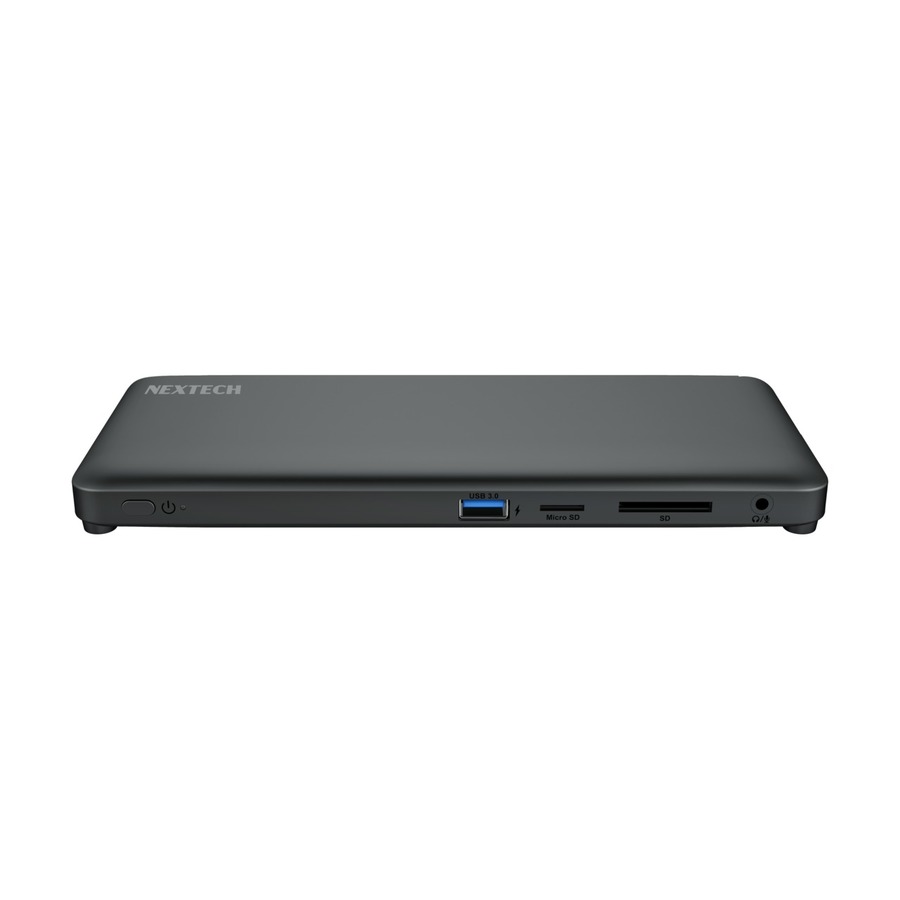 11 in 1 Multifunction Hub with 2 HDMI, DP, Network, SD, Micro SD, 100W PD, Audio and Microphone