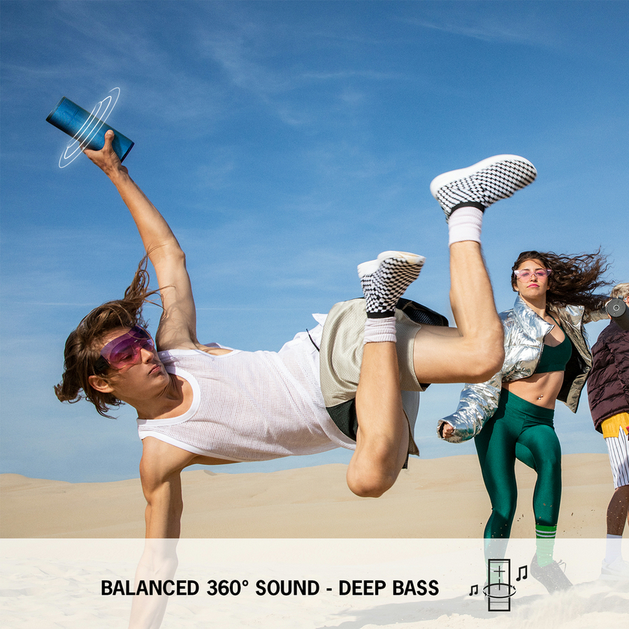 Ultimate Ears BOOM 3 Lagoon Blue Waterproof TWS Bluetooth® Speaker