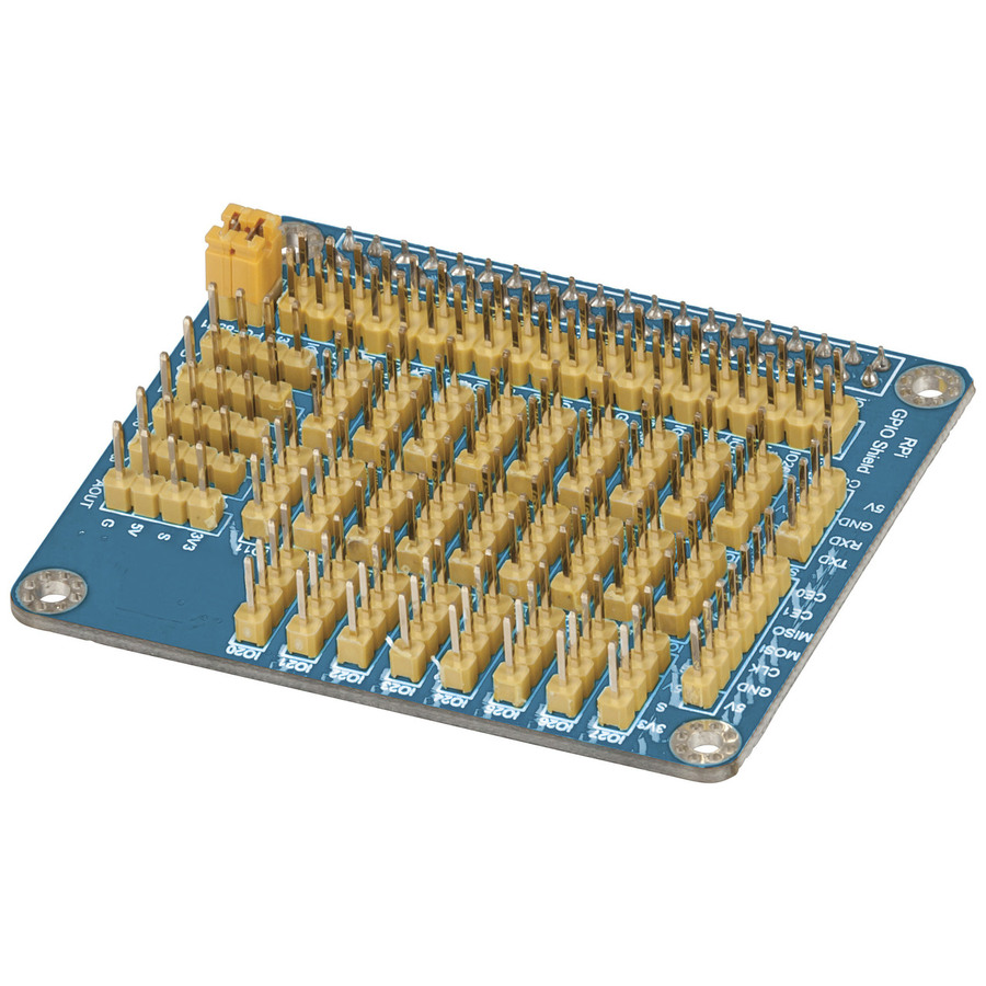 Duinotech Raspberry Pi GPIO Expansion Shield with 4 x ADDA
